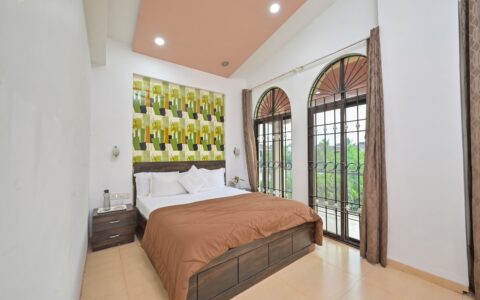 Hideout 3 Bhk Villa - Master Bedroom with attached bathroom and Terrace Balcony