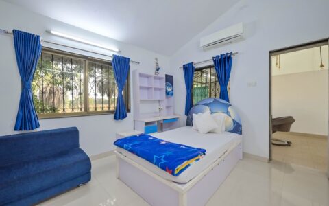 Hideaway 4 Bhk Villa - Kids Bedroom with Sofa cum Bed